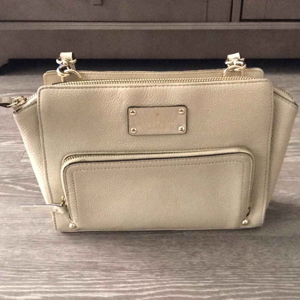 Kate Spade cream crossbody- removable straps